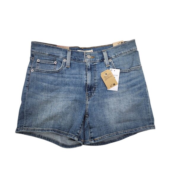 NEW Levis Mid-Length Denim Shorts Size‎ 30 - Water - Picture 1 of 8
